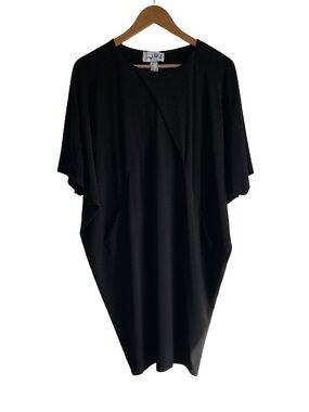 Joseph Ribkoff Black Kimono Style Mini Dress, size 10